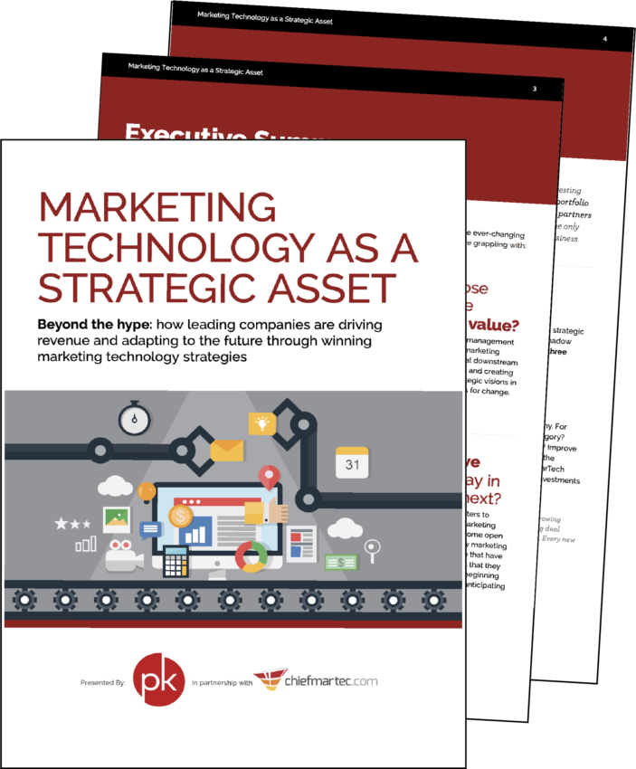 Marketing technology as a strategic asset