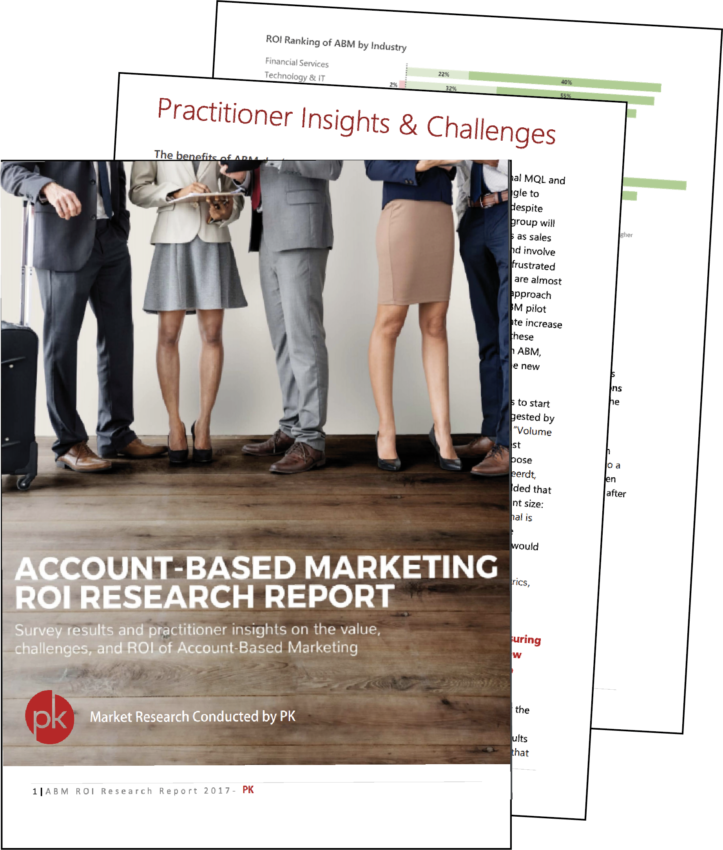 Account-based marketing ROI research report