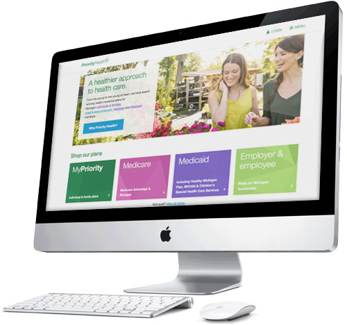 Priority Health website boosts enrollment and member engagement